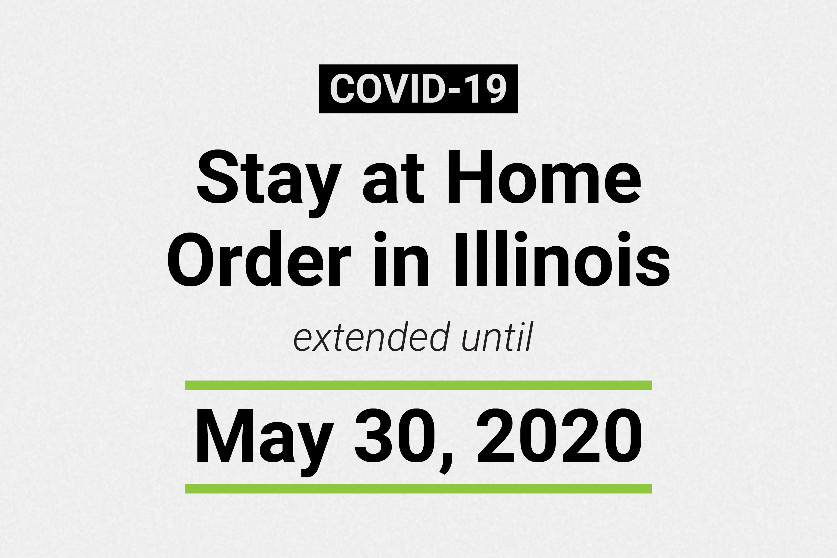 Stay at Home Order Extended Until May 30 With Modifications